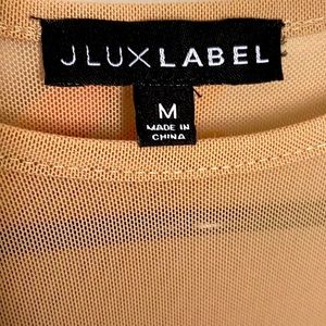 JLux Nude Mesh Body Suit.